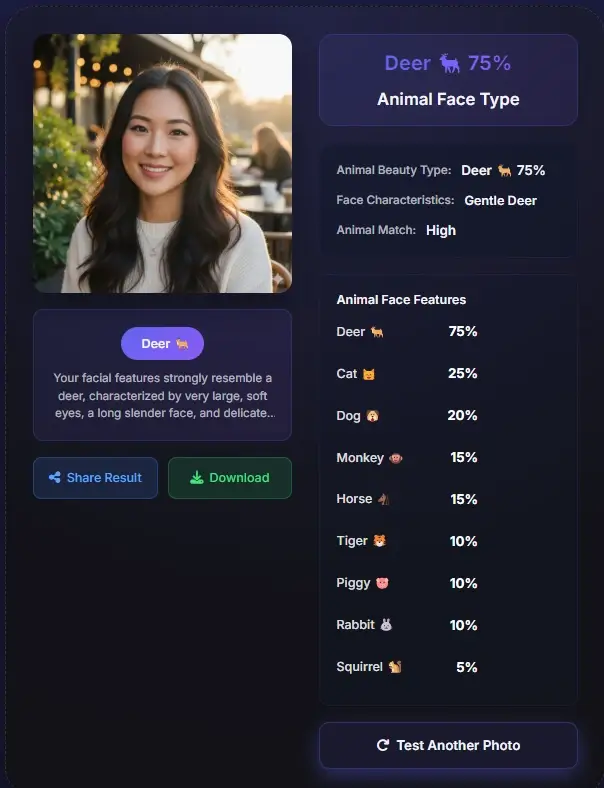 사슴상 여성 91% - 새끼 사슴 같은 매력을 가진 뛰어난 부드러운 이목구비